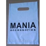 Пакеты полиэтиленовые с логотипом MANIA фото