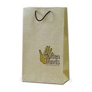 Бумажный пакет, сумка "Golden hands"