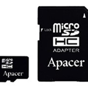 Карта памяти Apacer 16GB Class 4 c адаптером SD micro SDHC фото