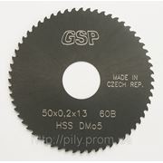 Пилы пазовые прорезные для металла GSP DIN 1838 C HSS/DMo5 крупный зуб фото