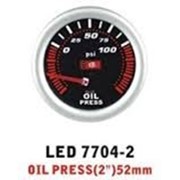 Дополнительный прибор Ket Gauge LED 7704-2 давление масла 52 мм