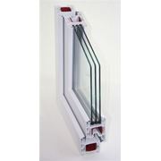 Окно ПВХ (2100*1400), NEXT, спк 4-16-4, серый уплотнитель,Fornax фотография
