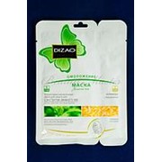 Маска для лица и шеи Омоложение с экстрактом зеленого чая “DIZAO“ 6/36 гр фотография