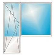 Балконный блок Rehau Brillant-Design три стекла фото