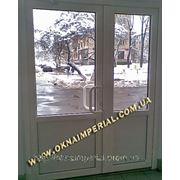 Входные двери ПВХ Киев. Пластиковая входная дверь Rehau - 331-12-86 фото