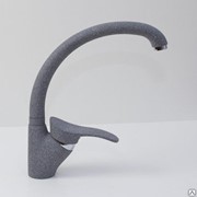 Смеситель для кухни 40к MIXLINE ML-GS01 (309) темно-серый высок. излив фото