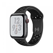 Умные часы и браслеты Apple Apple Watch Series 4 GPS 44mm Silver Aluminum Case with Black Nike Sport Band (MU6K2)