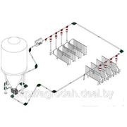 Цепь-шайбовая система раздачи корма фотография
