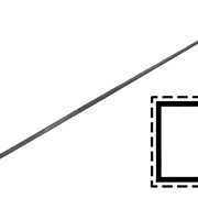 Напильник квадратный игольчатый 1480-2-4