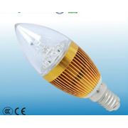 АКЦИЯ на Економные Лампы Е14 Свечка 3х1Вт светодиодная аналог 30Вт стандартной лампы.