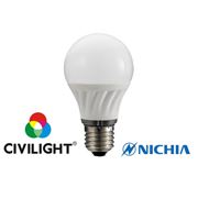 Лампа светодиодная CIVILIGHT DA60 K2P40T7 dimmable 200-240В 7Вт 470lm 2700K Е27
