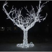 Светодиодные деревья, украшение деревьев, светодиодная иллюминация фото