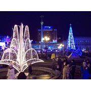 Праздничная иллюминация Киев фото