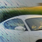 Автостекло с датчиком дождя фотография