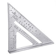 7inch алюминиевый измерительный треугольник угол транспортир квадратная линейка деревообработка фотография