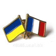 Значок Украина Франция С011