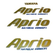 Наклейка APRIO ( хром) Premium фотография