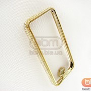Аксессуар Bumpers iPhone 5S metal (со стразами+кн.) золото 57808a фото
