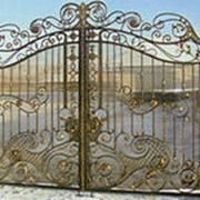 Кованые ворота. фото
