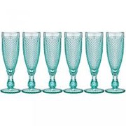 Набор бокалов для шампанского “гранат“ из 6шт. серия “muza color“ 150мл. / в=20 см Lefard (781-215) фото