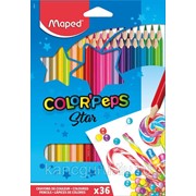 Карандаши цветные Maped Карандаши цветные 36 цветов MAPED “Color Peps“ фото