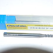Фреза концевая ц/х d 2,5 (z3) 50/8мм, хв. 4мм HRC45 CARBIDE, BEABLE фото