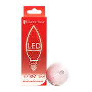 LED лампа свеча E14/4100K/8W 720Lm /180 C37 фотография