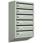 Вертикальный почтовый ящик Витерит-6, серый фото