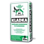 Клей KLADKA для піноблоків та газоблоків (25 кг) фото