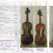 Скрипка мастеровая немецкая конец 18-го начало 19 века фото