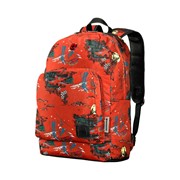 Рюкзак Crango WENGER 16'', кирпичный с рисунком Альпы, полиэстер, 31x17x46 см, 24 л фото