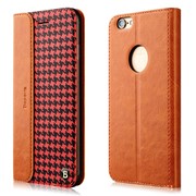 Чехол-книжка Baseus Collocation Leather для iPhone 6/6s Red/Black (LTAPIPH6-SHQL) фотография