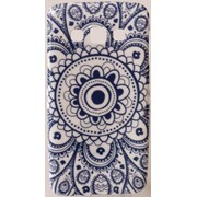 Чехол силиконовый для Samsung Galaxy A3 SM-A300H Blue Ornament фото