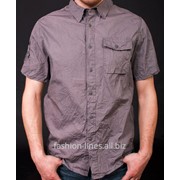 Стильная мужская рубашка Affliction Granite с аппликацией и вышивкой на спине фото