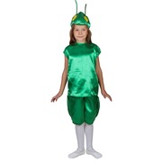 Карнавальный костюм для детей Вини Кузнечик в шапочке детский, 128-134 см