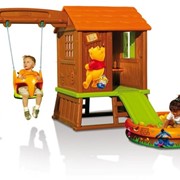 Детские домики для игры. Набор с домом , качелей, горкой и надувным бассейном Winnie the Pooh