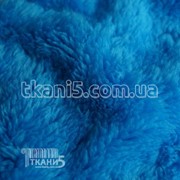 Ткань Махра (велсофт) голубой 3758 фотография