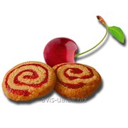 Печенье Серпантин с вишневой начинкой 0,9 кг фото