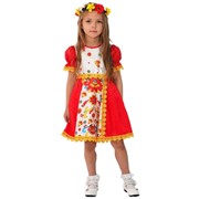Карнавальный костюм для детей Пуговка Лето в платье детский, 34 (134 см)