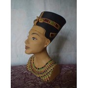 Керамика, акрил, лак, бюст Нефертити, художественное изделие