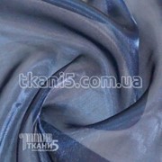 Ткань Органза (темно-синий) 1247