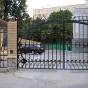 Ворота кованые Киев фото