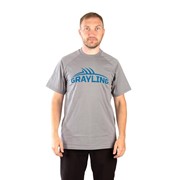 Футболка Для рыбалки GRAYLING Logo T-Shirt (Лого) (хлопок, серый) (р-р XXL) фото