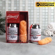 Набор “С Новым годом, удачи в делах“ гель для душа пиво, фигурное мыло фото