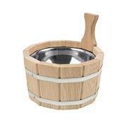 Ушат 3л. с нерж. вставкой (ДУБ) (ДЛТ-10) фото