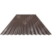 Гофрированный лист В-19 0,5x1140x1800 Бархат RAL 8017 (Шоколадно-коричневый) фото