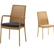 Плетеное кресло для кафе, ресторана Ньюман, Cane-line фото