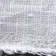 Льняная мешковина - белый цвет, 330 г плотность фото