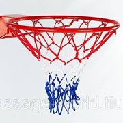 Кольцо баскетбольное и сетка (кольцо-46см, труба-12мм) фото