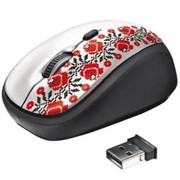 Компьютерная мышь Trust Yvi Wireless Mouse Ukrainian style - flower 20286 фото